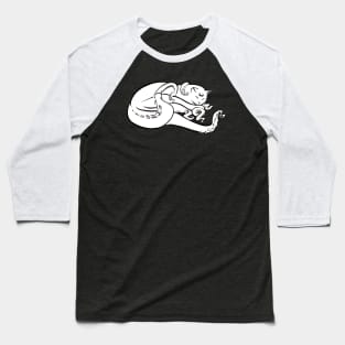 Sleeping Cathulhu Baseball T-Shirt